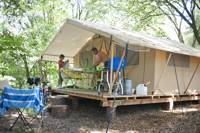 The Classic IV Wood & Canvas Tent