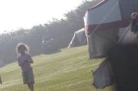 Family camping pitch