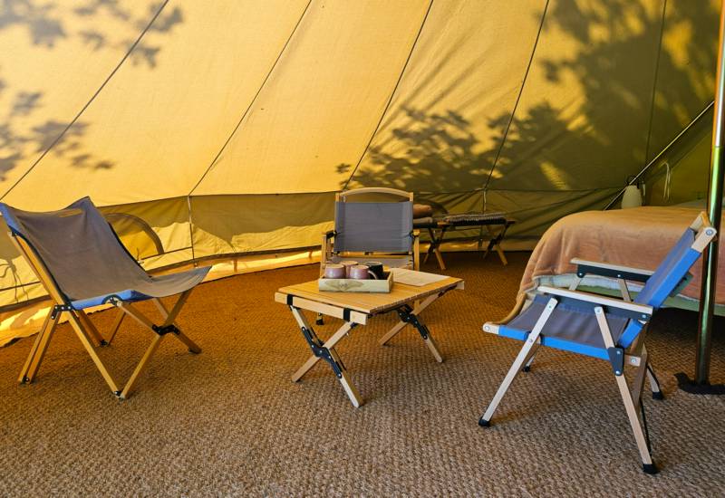 COSY 6m Bell Tent with Jacuzzi