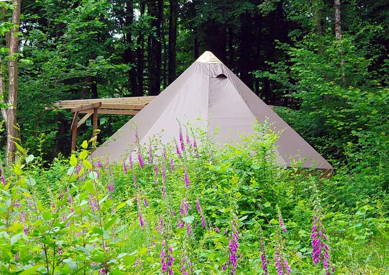 'Wild Glamping' Bell Tent
