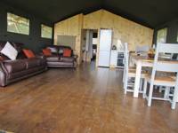 Safari tent close to some of Wales' best beaches