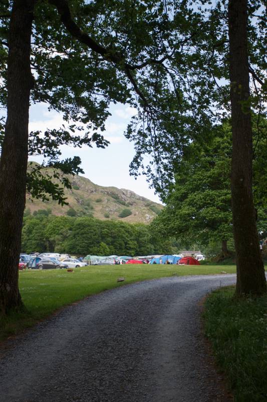 Extra Large tent grass pitch (6 X 6 m)