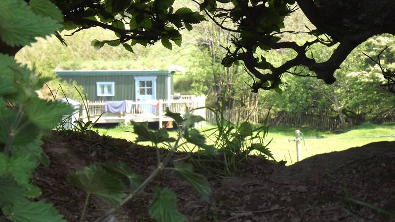 The Drovers Hut and hot tub