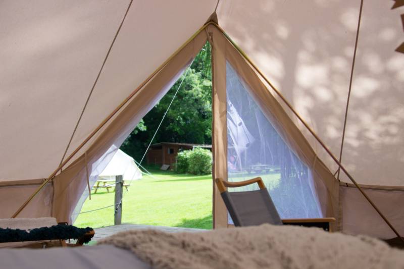 Luna Bell Tent 6m double bed grassland