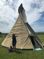 Sea Tipi - Front Field Camping