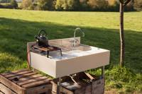 Oak Yurt - 18ft with outdoor kitchen