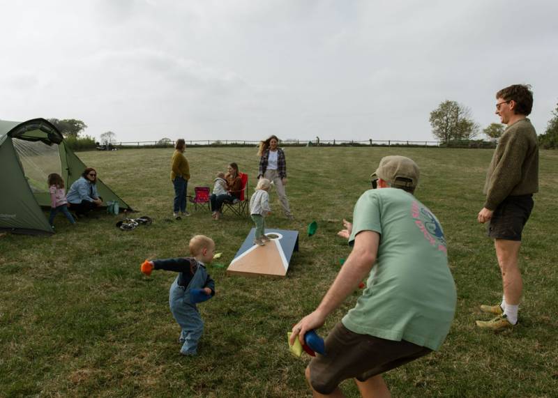 Tent camping for up to 10 people