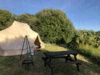 The Lily Pad -Emperor Bell Tent next to lake