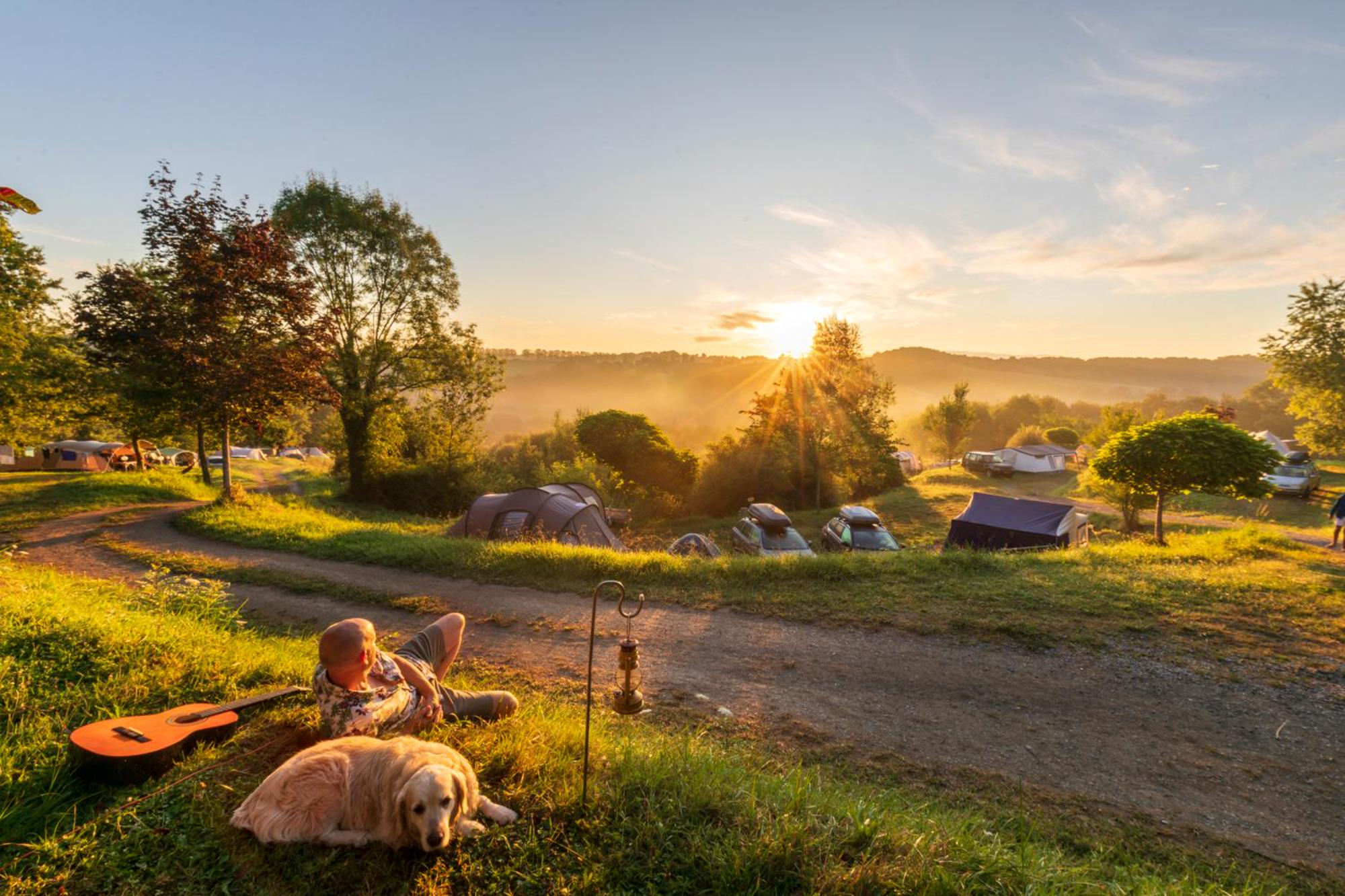 camping trip in france