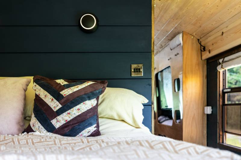 Skoolie Stays American school bus