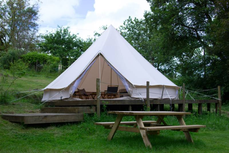 Luna Bell Tent 6m double bed grassland