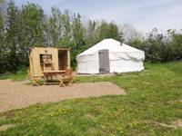 Pip Pin Yurt located in a separate field