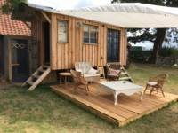 Child-free tipi glamping in a Norfolk meadow