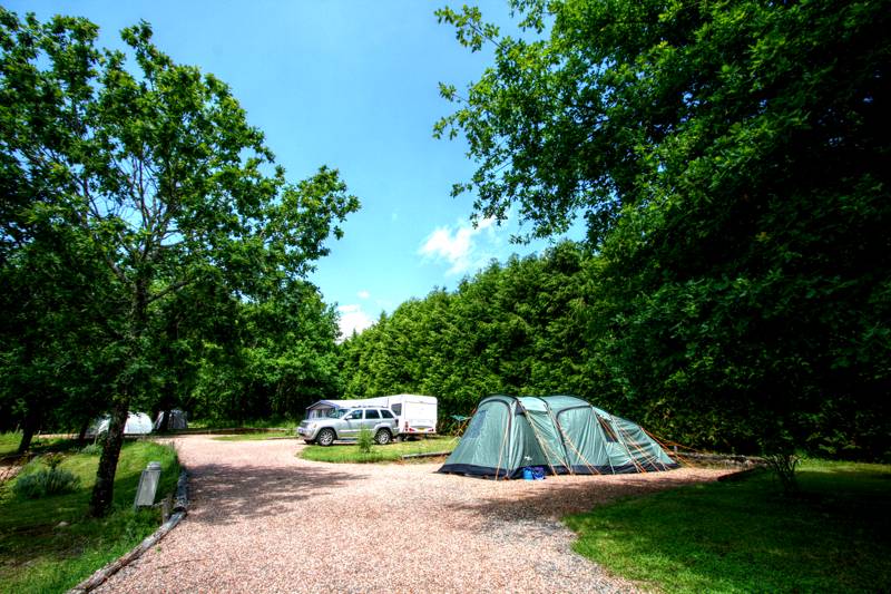 Hard standing caravan or tent pitch