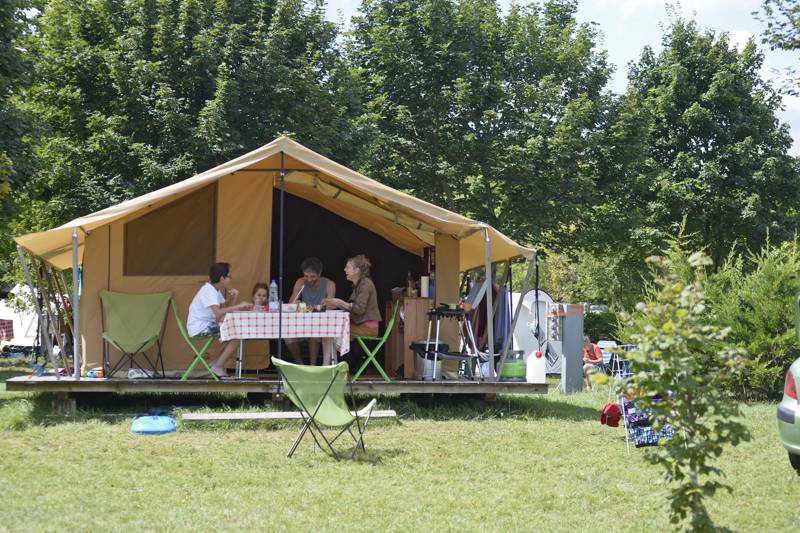 The Classic Iv Wood Canvas Tent At Huttopia La Plage