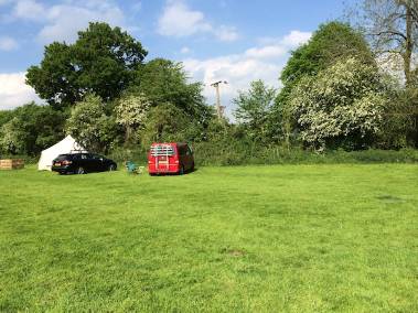 Pre-Pitched Empty Bell Tent