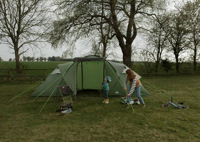Tent camping for up to 5 people