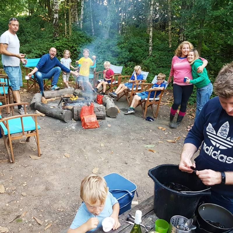 Group Forest Tent Pitch