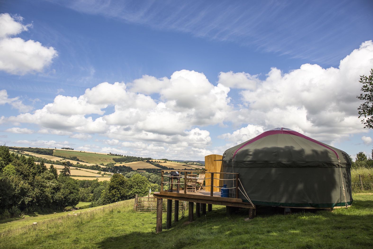 Campsites in Shropshire holidays at Cool Places