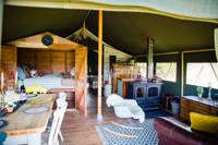 Boutique safari lodge, above a gorgeous Stirlingshire nature reserve
