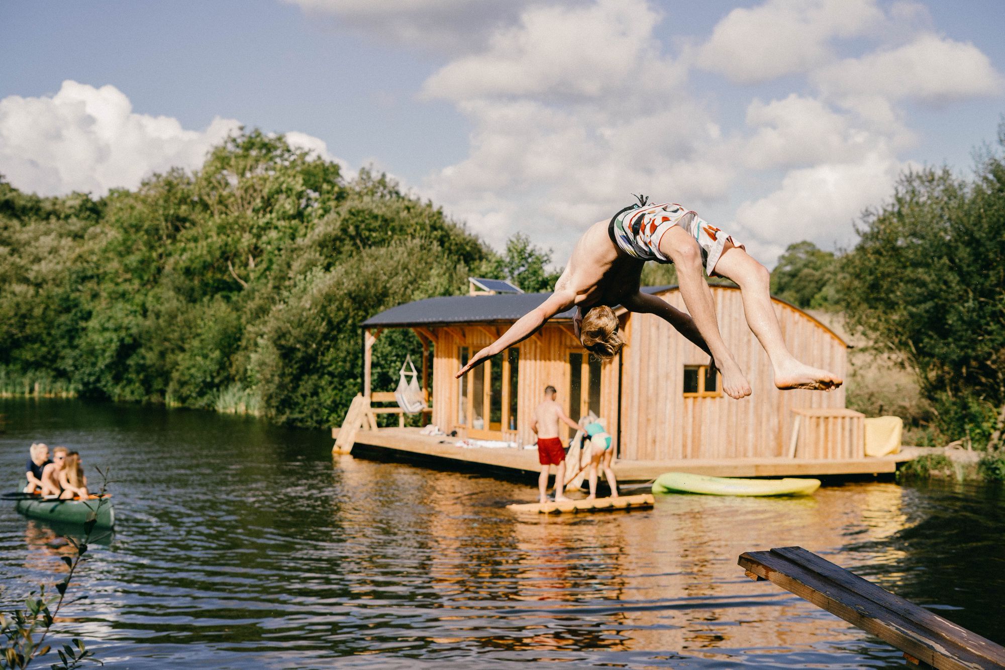 The Kingfisher Floating Cabin
