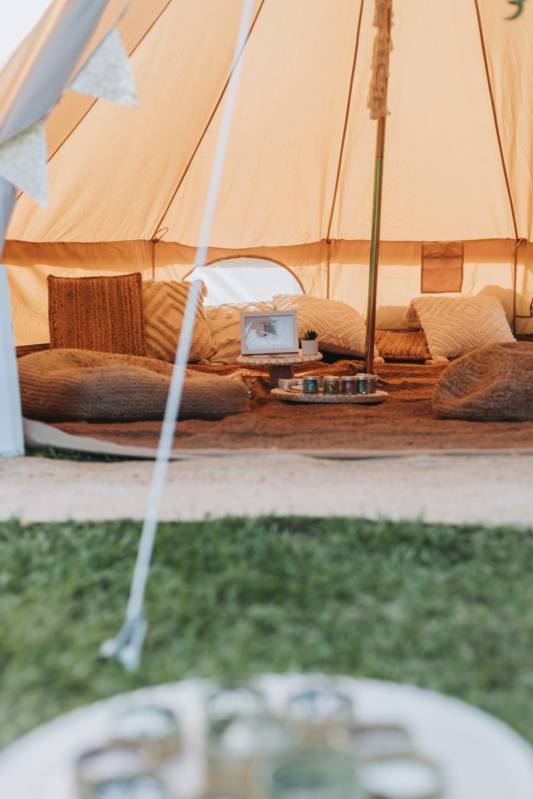 Group of 6 Bell Tents