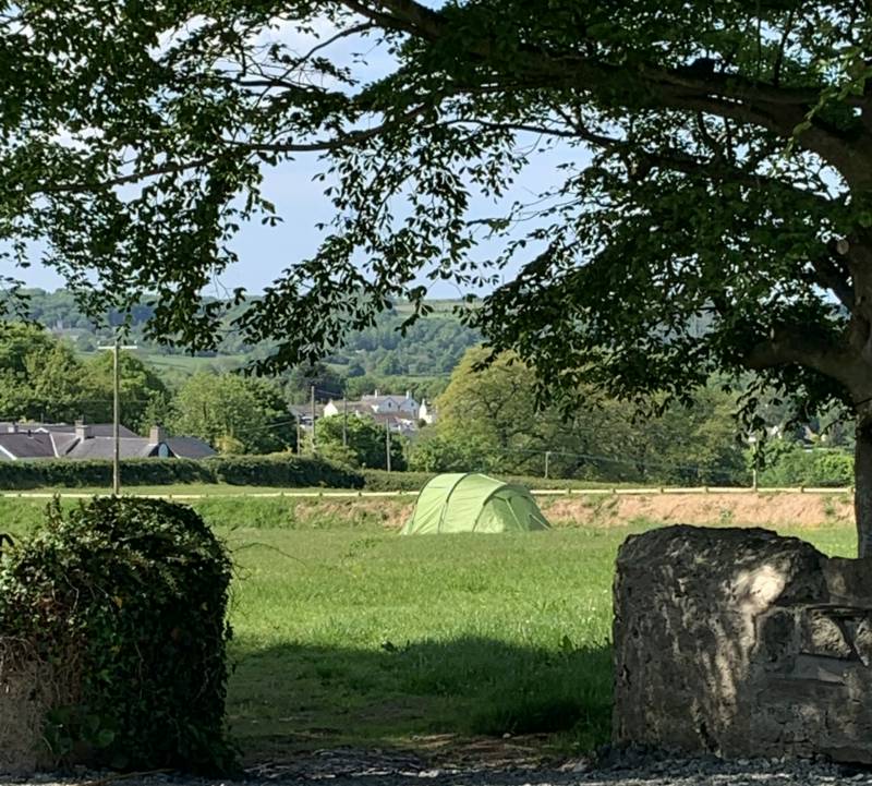 Single Tent Grass Pitch.
