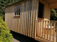Off-grid hut close to the Northumberland coast