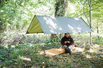 Woodland Glade 13 Hammock Tarp And Bivi Bag Camping Only No Tents 13 At Lee Valley Almost Wild Campsite Cool Camping 7224