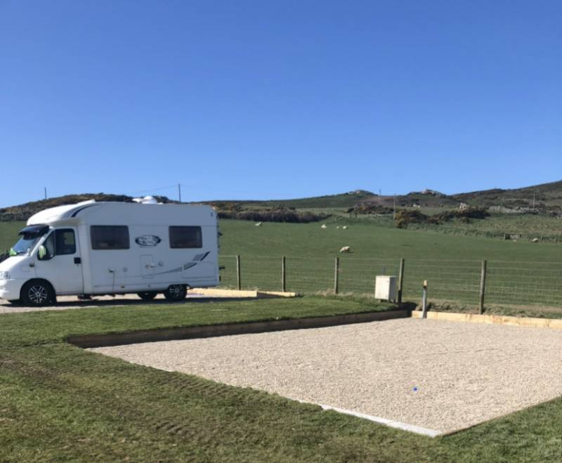 Fully serviced hard-standing pitch.