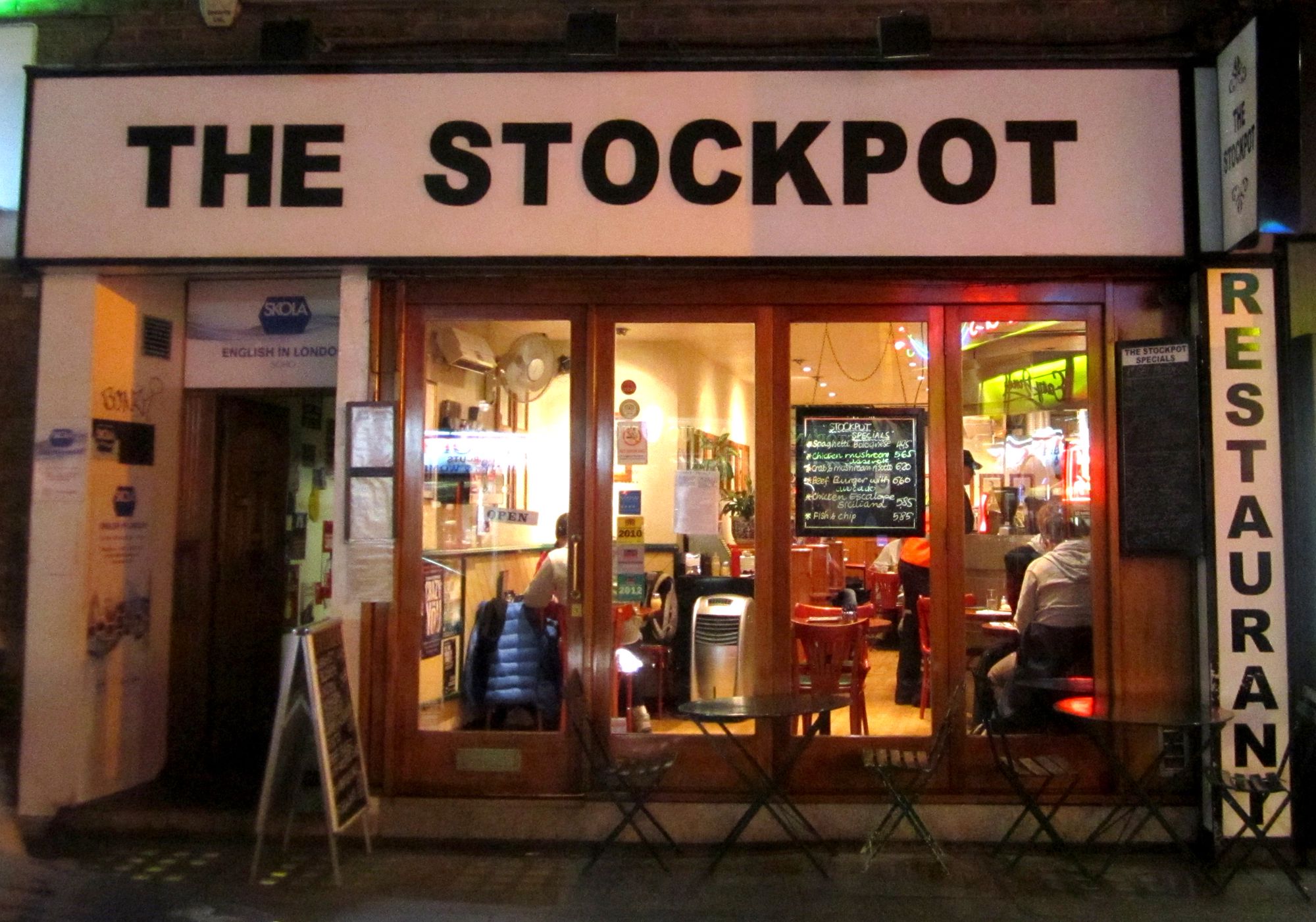 Stockpot, Soho Cool Places
