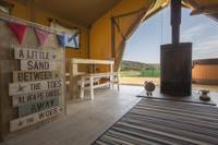 Safari tent within walking distance of two Llŷn Peninsula beaches