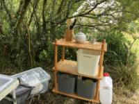 The Lily Pad -Emperor Bell Tent next to lake