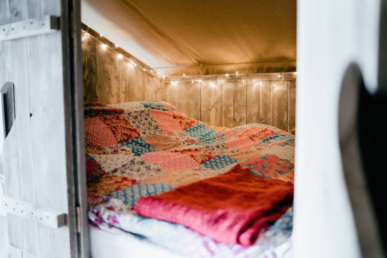 Family-friendly safari tent 