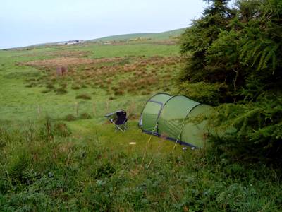 Open view small tent pitch (no EHU)