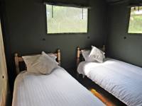 Safari tent close to some of Wales' best beaches