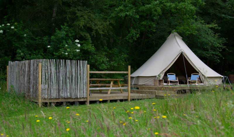 COSY 6m Bell Tent with Jacuzzi