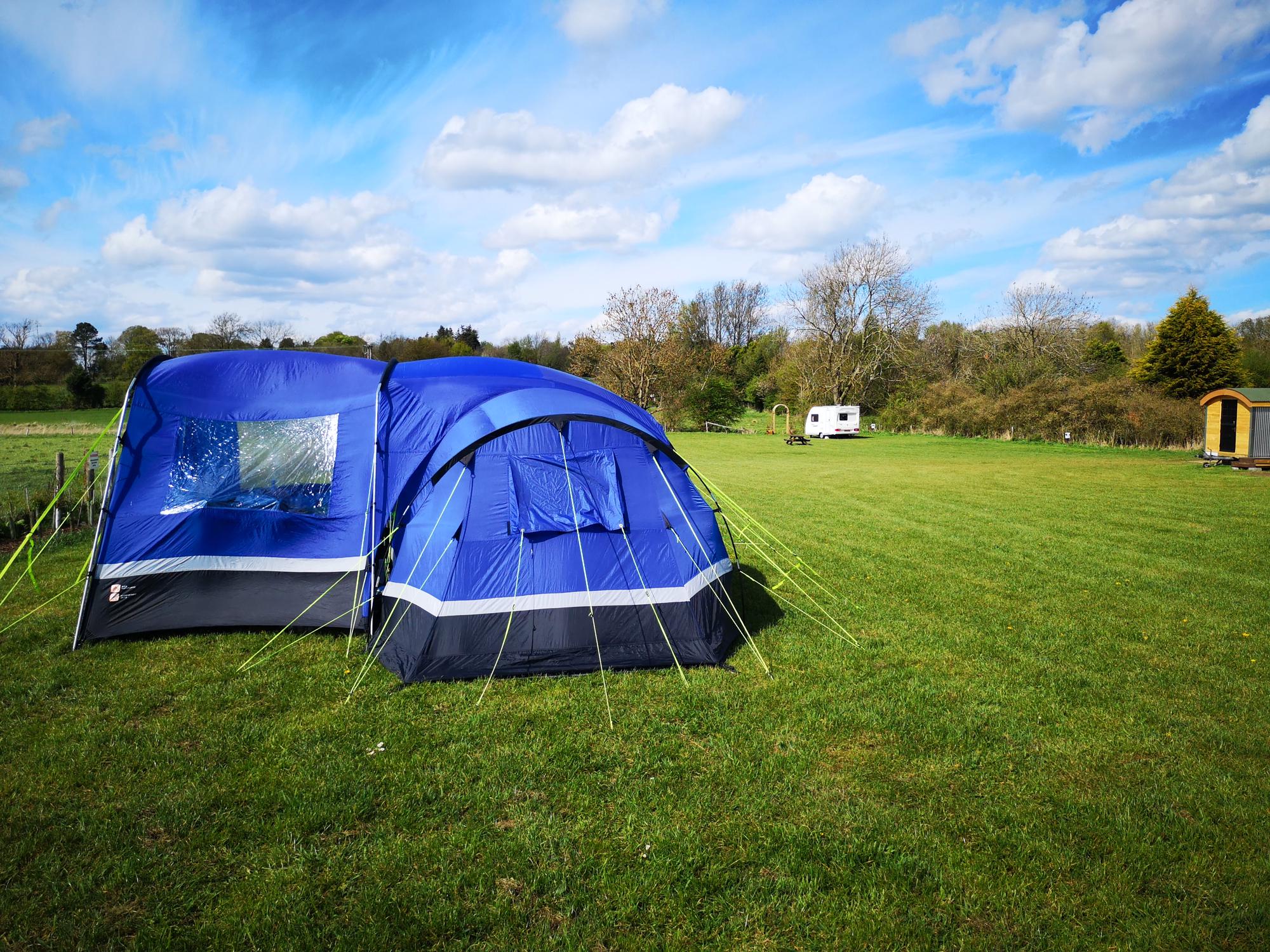 Grass Camping Pitch at Three Horseshoes - Cool Camping