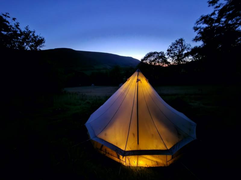 4m Bell Tent 'Buzzard' with stove