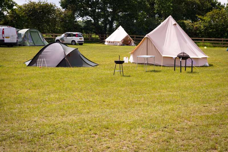 Grass Pitch 1 At Ferrygate Lane Camping Cool Camping 13689