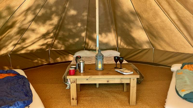 'Wild Glamping' Bell Tent