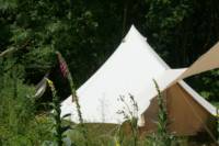 Very private Bell Tent hidden away in one of the Sussex High Weald's loveliest rural retreats.