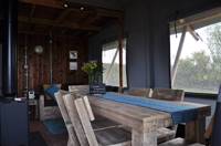 Safari tent with views over the beautiful Tywi valley