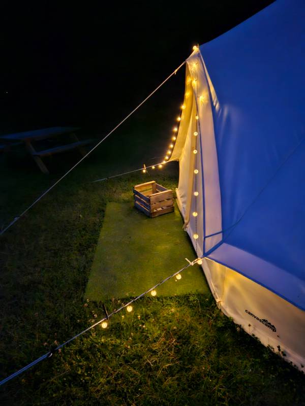 Luna Bell Tent 6m double bed grassland