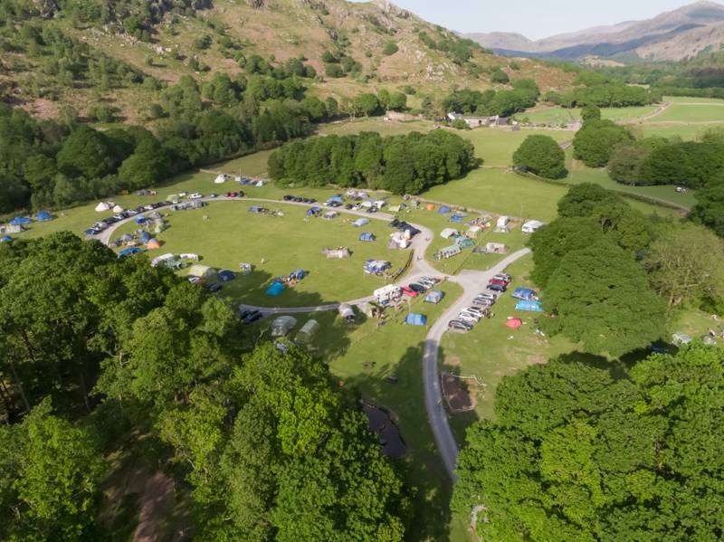 Small Tent Grass Pitch (no electric hook-up)
