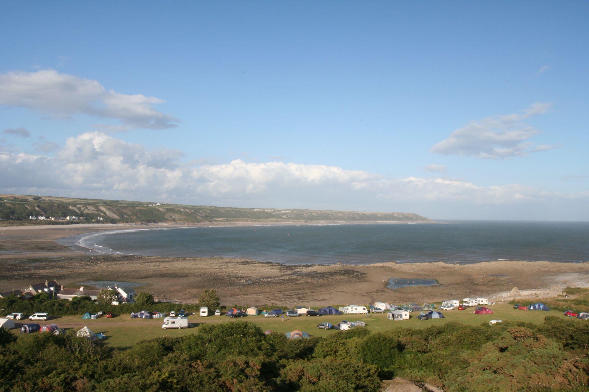 Port Eynon Camping Campsites in Port Eynon, Gower
