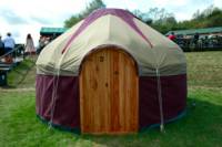 3.65m lux double yurt