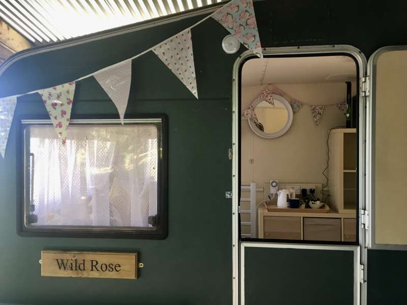 Wild Rose Vintage Caravan