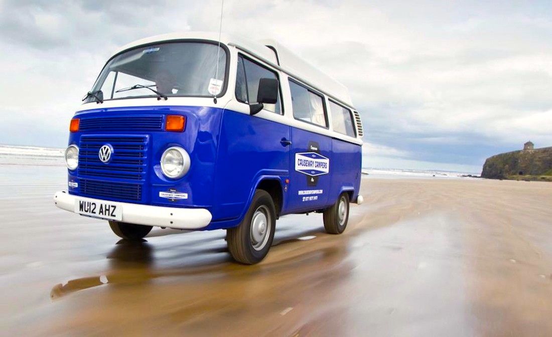 Campervans in Northern Ireland holidays at Cool Camping