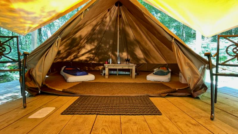 'Wild Glamping' Bell Tent